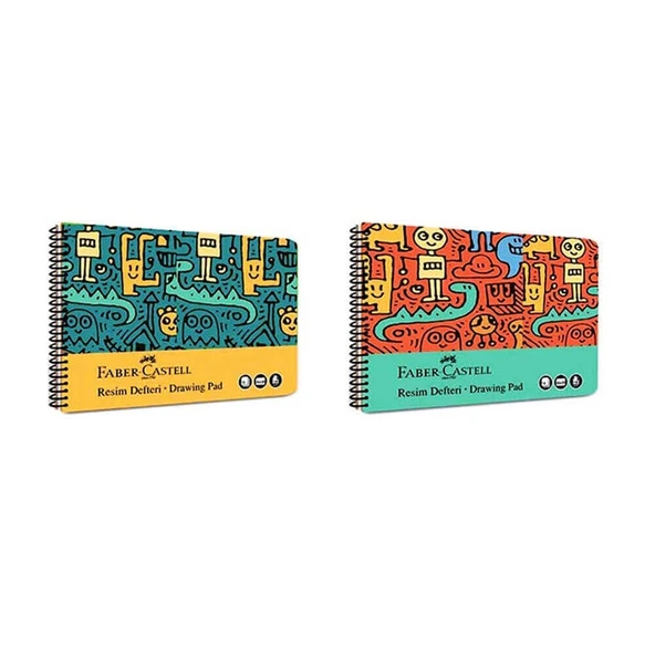 Faber-Castell Resim Defteri Pp Kapak Eğlenceli 35x50 cm 2021 - 2