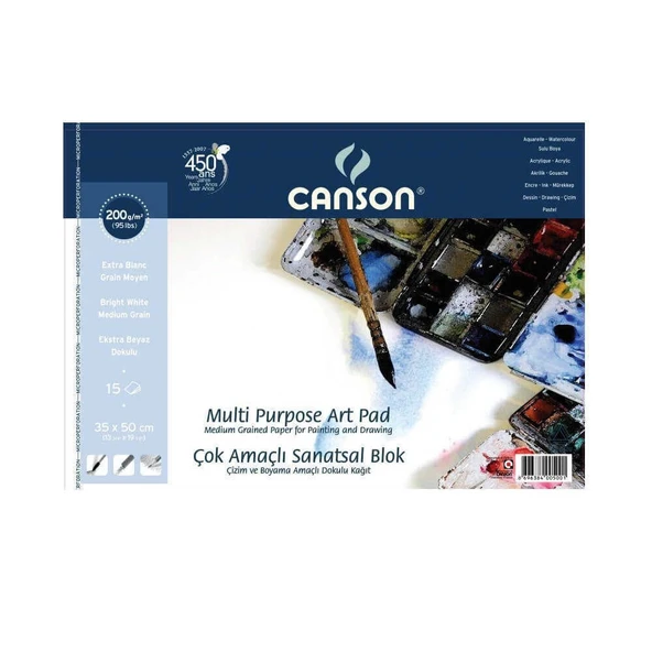 Canson Resim Defteri 35x50 cm 15 Yaprak - 2