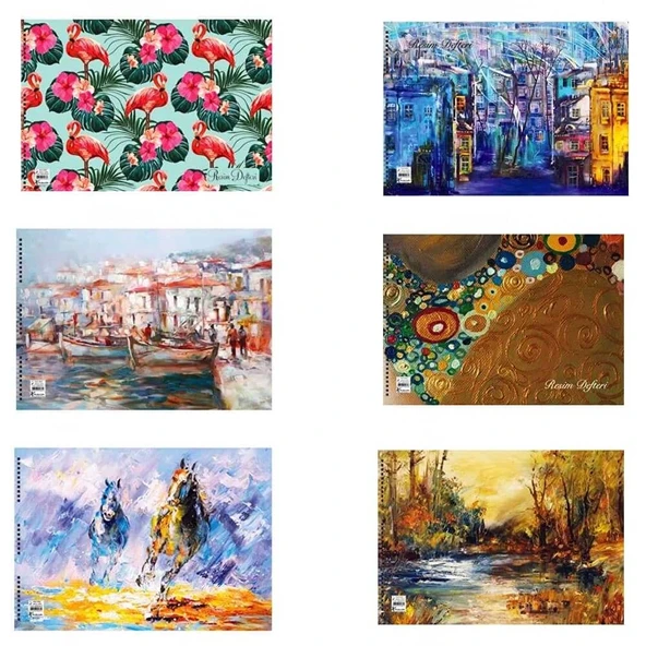 Keskin Color Spiralli Resim Defteri 35x50 cm 30 Yaprak - 2