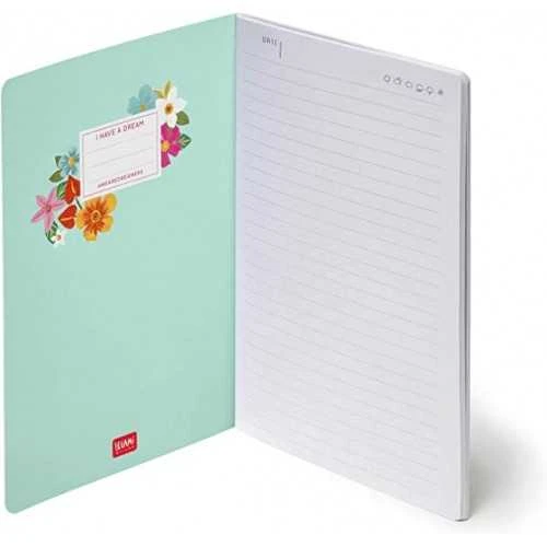 LEGAMİ A5NOT0059 OKUL DEFTERİ A5 ÇİZGİLİ FLOWERS - 2