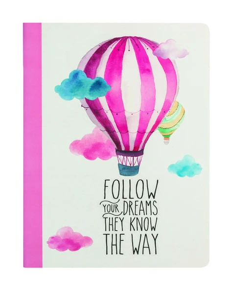 LEGAMİ B5NOT OKUL DEFTERİ B5 ÇİZGİLİ FOLLOW DREAMS