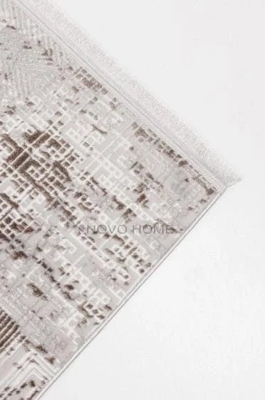 Novo Home Halı Kişiye Özel Ölçü Yolluk Halısı 100x600 Orkide ORK0205 Beyaz - 4