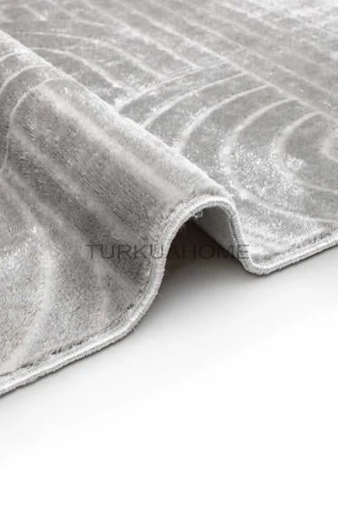 Novo Home Halı Özel Ölçü Oda Halısı 120x250 Orkide ORK0401 Gri - 3