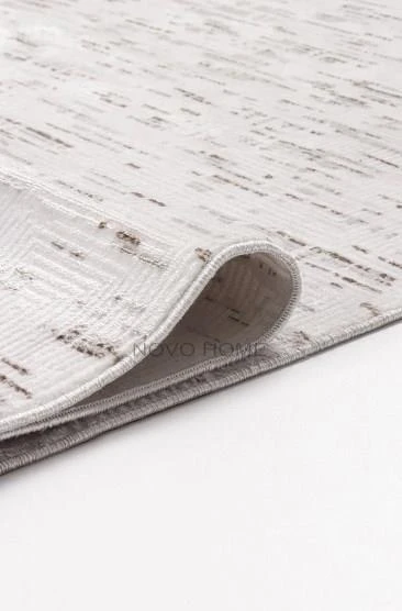 Novo Home Halı Özel Ölçü Oda Halısı 160x400 Orkide ORK0504 Kahve - 4