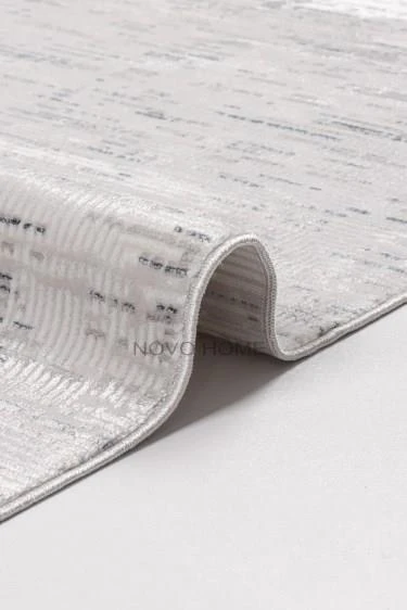 Novo Home Halı Kişiye Özel Ölçü Yolluk Halısı 100x500 Orkide ORK0401 Gri - 5