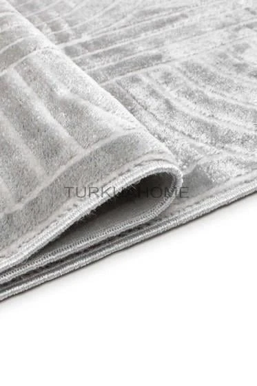 Novo Home Halı Özel Ölçü Oda Halısı 120x250 Orkide ORK0401 Gri - 4