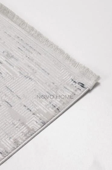 Novo Home Halı Kişiye Özel Ölçü Yolluk Halısı 100x200 Orkide ORK0401 Gri - 4