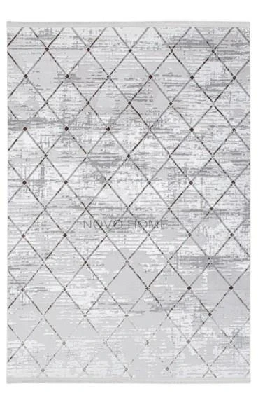Novo Home Halı Özel Ölçü Salon Halısı 200x400 Orkide ORK0304 Kahve