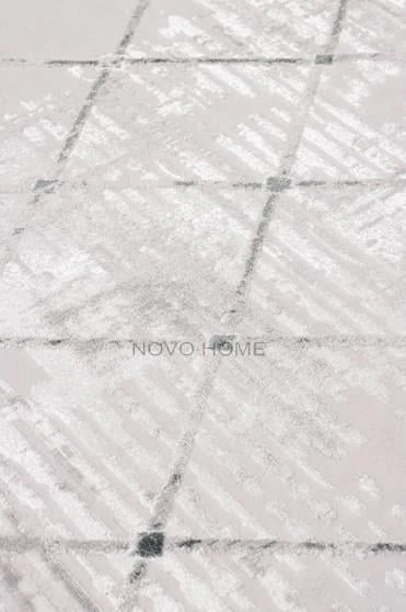 Novo Home Halı Özel Ölçü Oda Halısı 160x450 Orkide ORK0301 Gri - 2