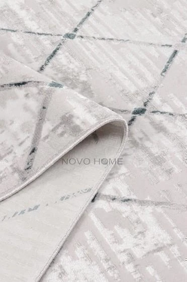 Novo Home Halı Kişiye Özel Ölçü Yolluk Halısı 80x300 Orkide ORK0101 Gri - 3
