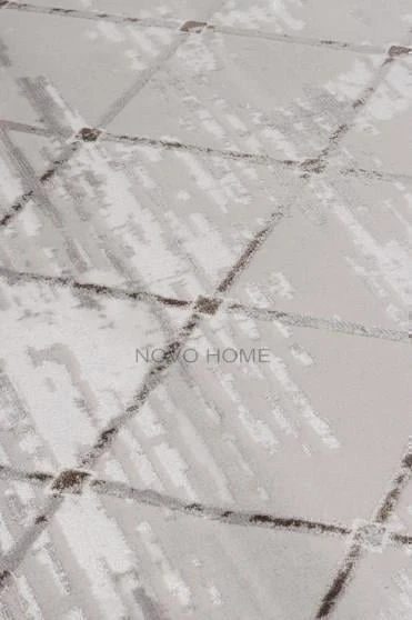 Novo Home Halı Kişiye Özel Ölçü Yolluk Halısı 100x550 Orkide ORK0309 Siyah - 2