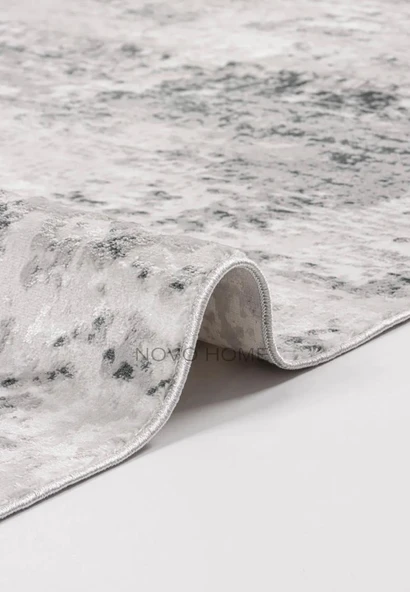 Novo Home Halı Özel Ölçü Oda Halısı 160x230 Orkide ORK0101 Gri - 5