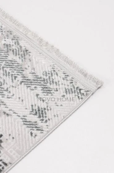 Novo Home Halı Kişiye Özel Ölçü Yolluk Halısı 80x550 Orkide ORK0204 Kahve - 3