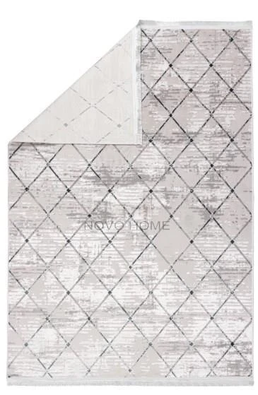 Novo Home Halı Kişiye Özel Ölçü Yolluk Halısı 100x500 Orkide ORK0101 Gri - 2