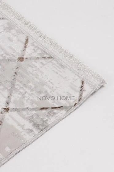 Novo Home Halı Özel Ölçü Oda Halısı 120x250 Orkide ORK0304 Kahve - 3