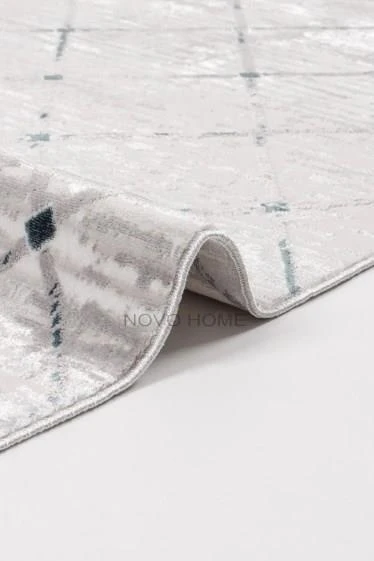 Novo Home Halı Kişiye Özel Ölçü Yolluk Halısı 80x500 Orkide ORK0312 Mavi - 5
