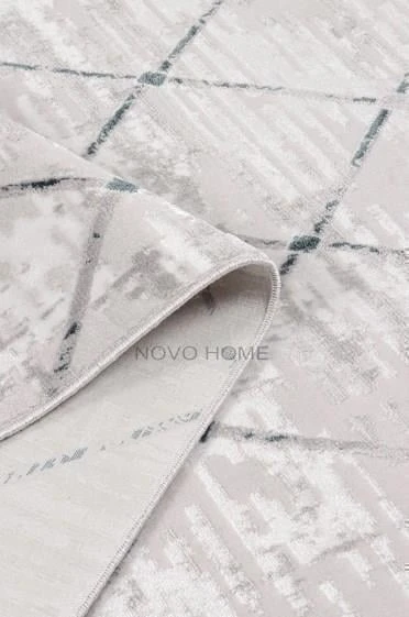 Novo Home Halı Kişiye Özel Ölçü Yolluk Halısı 80x450 Orkide ORK0101 Gri - 3
