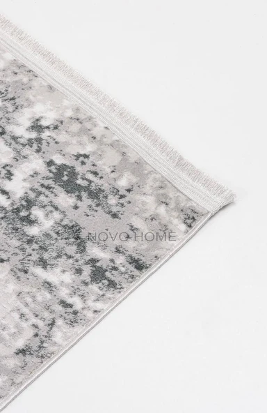 Novo Home Halı Özel Ölçü Oda Halısı 160x230 Orkide ORK0101 Gri - 3