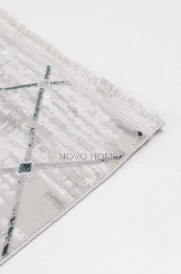 Novo Home Halı Kişiye Özel Ölçü Yolluk Halısı 100x500 Orkide ORK0101 Gri - 4