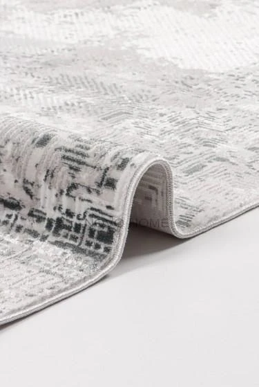 Novo Home Halı Özel Ölçü Oda Halısı 120x350 Orkide ORK0201 Gri - 4