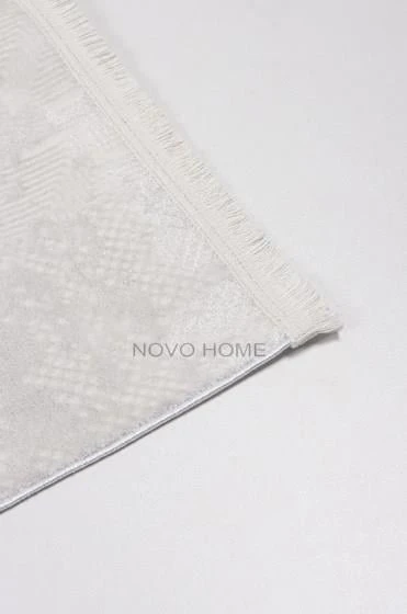 Novo Home Halı Özel Ölçü Salon Halısı 200x290 Orkide ORK0205 Beyaz - 4