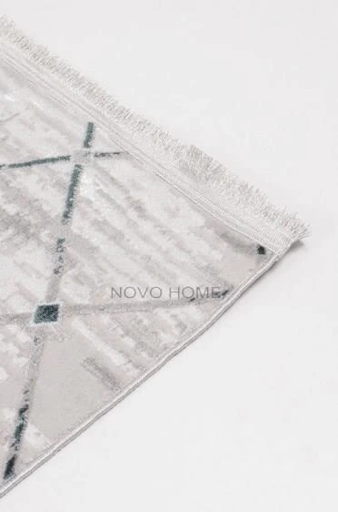 Novo Home Halı Kişiye Özel Ölçü Yolluk Halısı 80x500 Orkide ORK0312 Mavi - 4