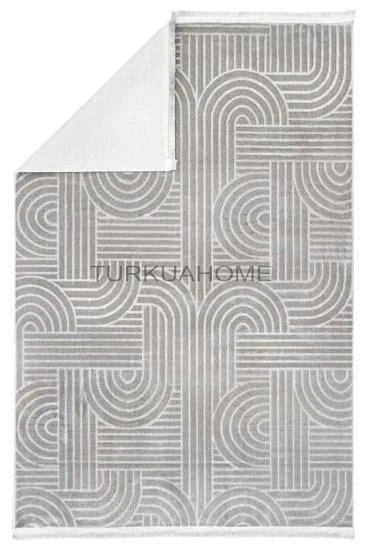 Novo Home Halı Özel Ölçü Oda Halısı 120x250 Orkide ORK0401 Gri - 2