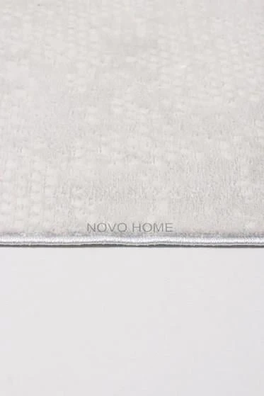Novo Home Halı Özel Ölçü Salon Halısı 200x290 Orkide ORK0205 Beyaz - 3