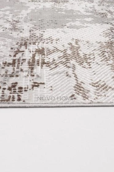 Novo Home Halı Özel Ölçü Oda Halısı 120x180 Orkide ORK0204 Kahve - 3