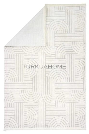 Novo Home Halı Özel Ölçü Salon Halısı 200x450 Orkide ORK0406 Krem - 5