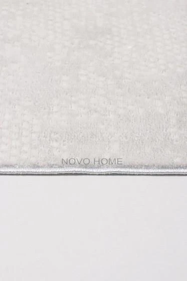 Novo Home Halı Özel Ölçü Oda Halısı 120x500 Orkide ORK0205 Beyaz - 3