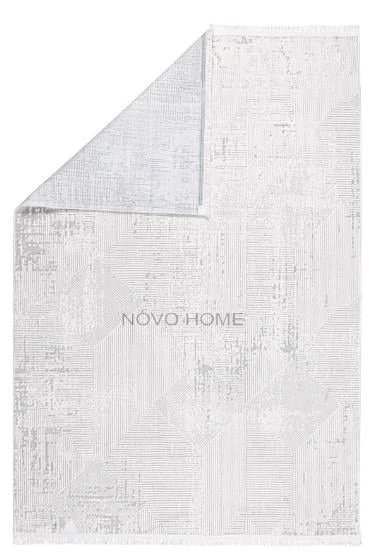 Novo Home Halı Özel Ölçü Salon Halısı 200x400 Lotus LTS0105 Beyaz - 2