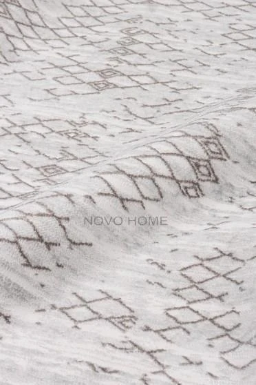 Novo Home Halı Özel Ölçü Oda Halısı 160x400 Lotus LTS0204 Kahve - 3