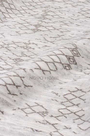 Novo Home Halı Özel Ölçü Oda Halısı 120x400 Lotus LTS0204 Kahve - 3