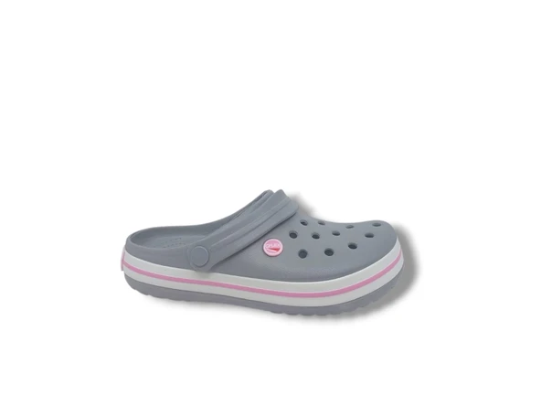 Cflex 145 Buz Gri - Beyaz - Pembe Sabo Terlik Sandalet