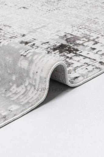 Novo Home Halı Özel Ölçü Salon Halısı 200x450 Lotus LTS0104 Kahve - 4