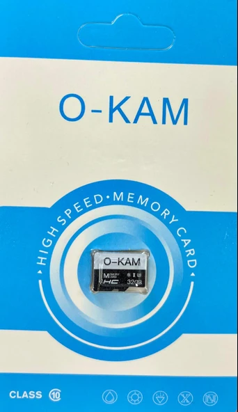 32 GB O-Kam Hafıza Kartı Faster Transfer Speed Class 10 4k Video Kayıt