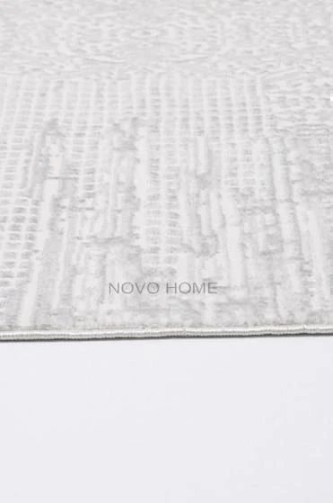 Novo Home Halı Kişiye Özel Ölçü Yolluk Halısı 80x600 Lotus LTS0312 Mavi - 2