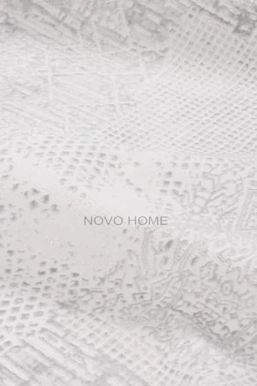 Novo Home Halı Kişiye Özel Ölçü Yolluk Halısı 80x550 Lotus LTS0312 Mavi - 4