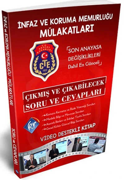 İnfaz ve Koruma Memurluğu Mülakatları Çıkmış ve Çıkabilecek Soru ve Cevapları Video Destekli KR Akad