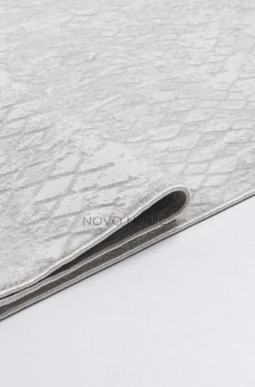 Novo Home Halı Kişiye Özel Ölçü Yolluk Halısı 100x350 Lotus LTS0212 Mavi - 5
