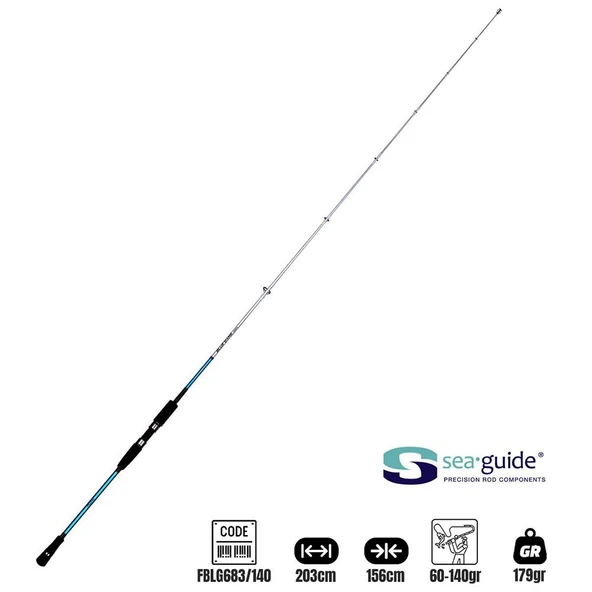 Fujin BlueGame Jigging 203cm 60-140gr Jig Kamışı - 2