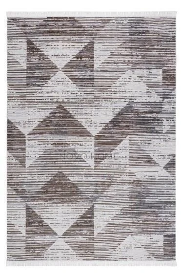 Novo Home Halı Özel Ölçü Salon Halısı 200x290 Lilyum LLY0104 Kahve