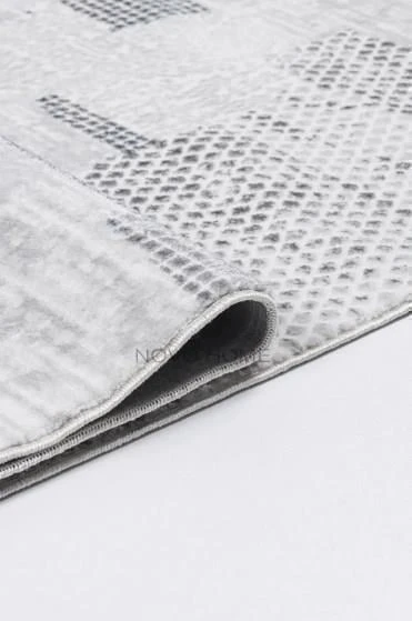 Novo Home Halı Kişiye Özel Ölçü Yolluk Halısı 100x400 Lotus LTS0104 Kahve - 5