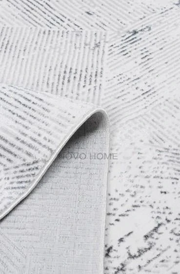 Novo Home Halı Kişiye Özel Ölçü Yolluk Halısı 80x250 Lotus LTS0204 Kahve - 7