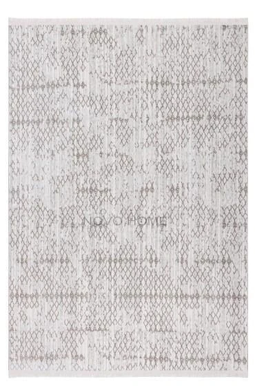 Novo Home Halı Özel Ölçü Salon Halısı 200x400 Lotus LTS0204 Kahve