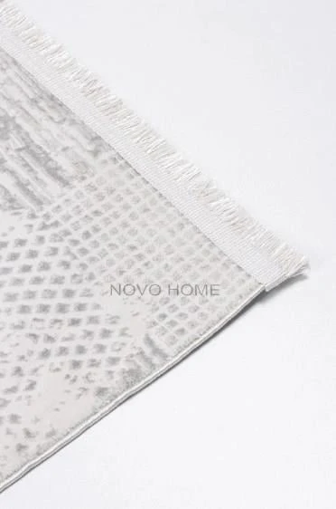 Novo Home Halı Kişiye Özel Ölçü Yolluk Halısı 80x550 Lotus LTS0312 Mavi - 5