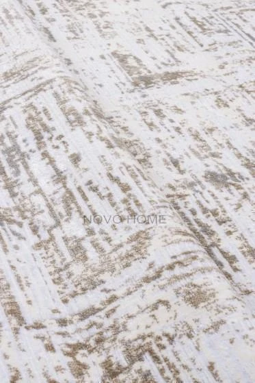 Novo Home Halı Özel Ölçü Oda Halısı 160x600 Lotus LTS0304 Kahve - 3