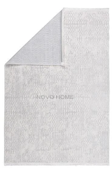 Novo Home Halı Özel Ölçü Oda Halısı 160x500 Lotus LTS0205 Beyaz - 7