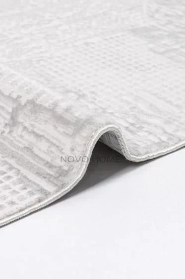Novo Home Halı Kişiye Özel Ölçü Yolluk Halısı 80x550 Lotus LTS0312 Mavi - 7